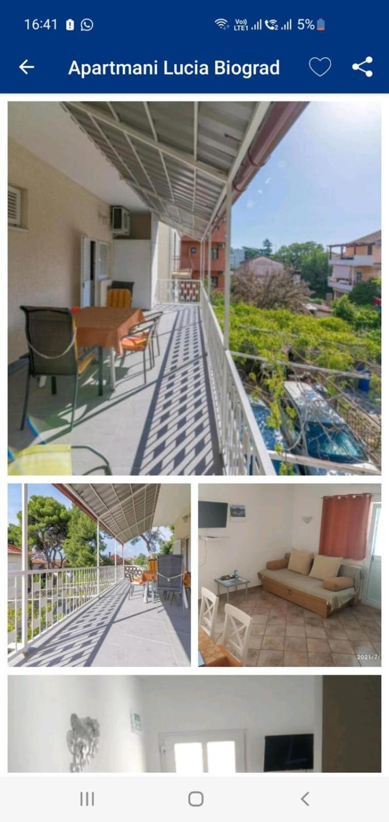 Apartmani Lucia Biograd Biograd Na Moru Exterior foto